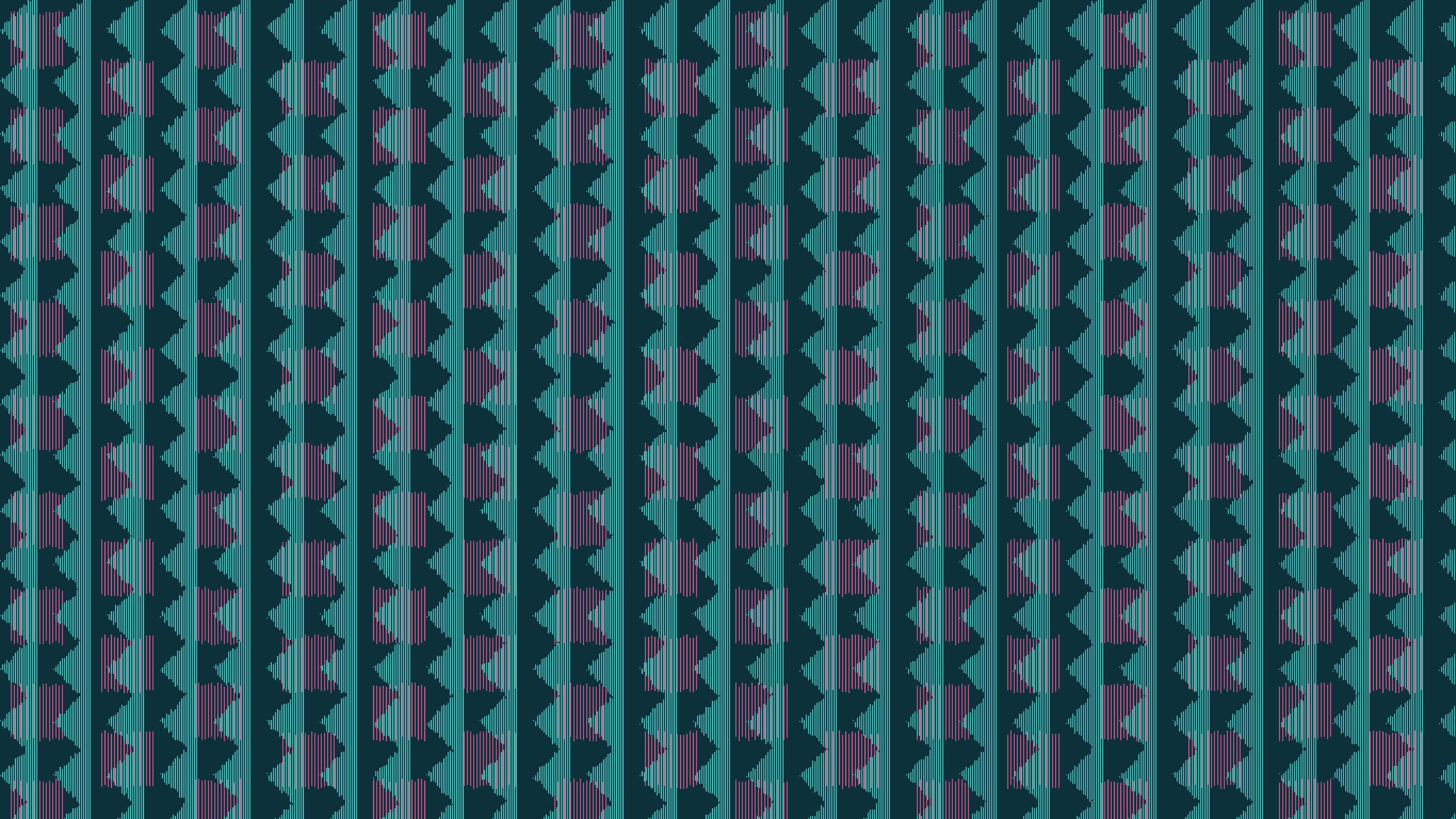 Generated Ikat-derived pattern, variation 1