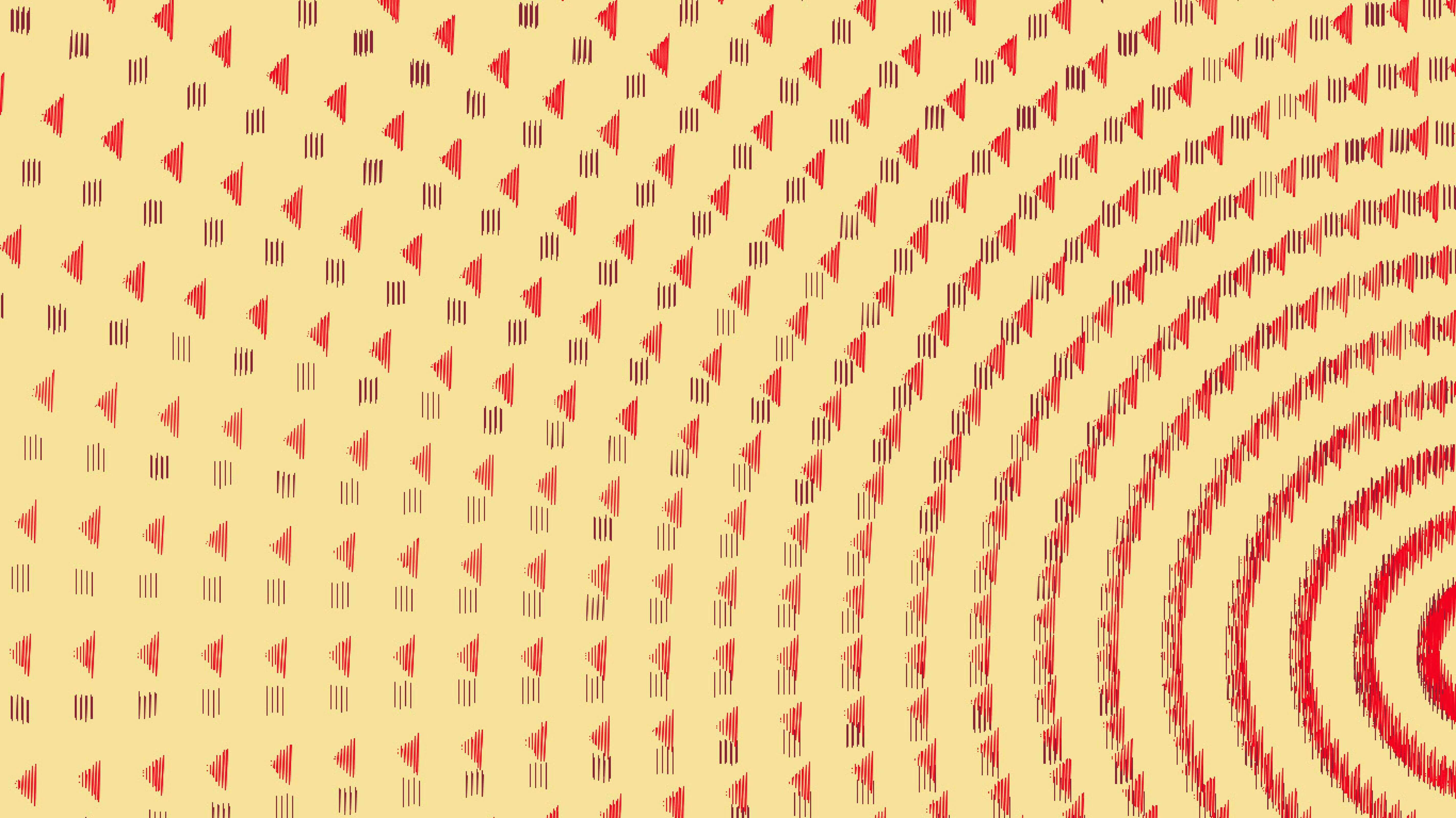 Generated Ikat-derived pattern, variation 6